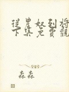 从农奴到将军上下集免费观看