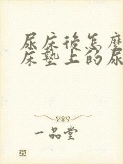 尿床后怎么去除床垫上的尿骚味