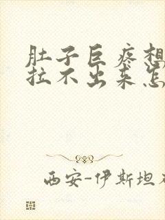 肚子巨疼想拉屎拉不出来怎么回事封面