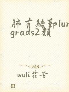 肺有结节lungrads2类