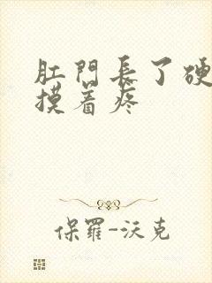 肛门长了硬疙瘩摸着疼