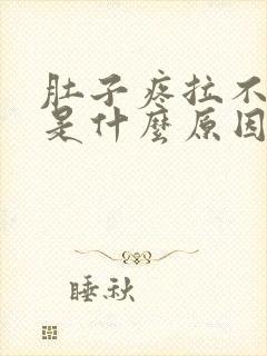 肚子疼拉不出屎是什么原因封面