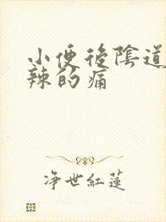 小便后阴道火辣辣的痛