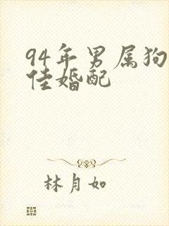 94年男属狗最佳婚配