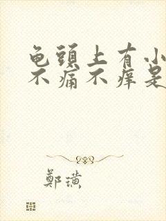 龟头上有小颗粒不痛不痒是怎么回事