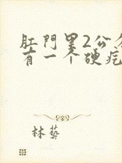 肛门里2公分处有一个硬疙瘩