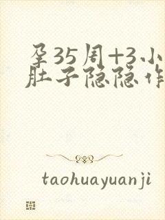 孕35周+3小肚子隐隐作痛