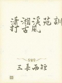 潇湘溪苑训诫挨打古风