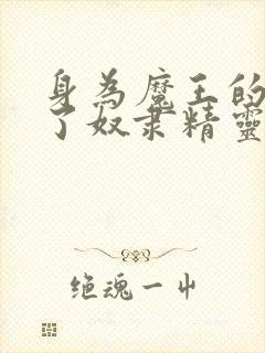 身为魔王的我娶了奴隶精灵为妻小说