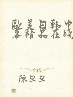 欧美日韩中文字幕精品在线观看