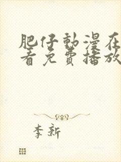 肥仔动漫在线观看免费播放