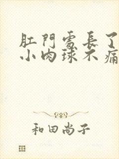 肛门处长了一个小肉球不痛不痒