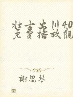 壮士出川40集免费播放观看
