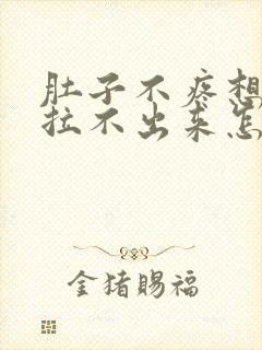 肚子不疼想拉屎拉不出来怎么回事封面