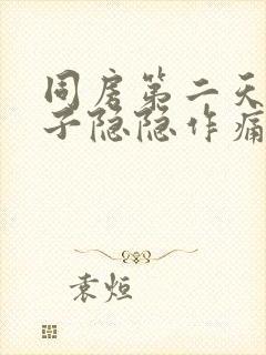 同房第二天小肚子隐隐作痛什么原因