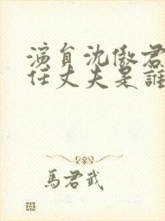 演员沈傲君的现任丈夫是谁