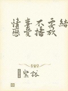 情事不要结婚要恋爱播放