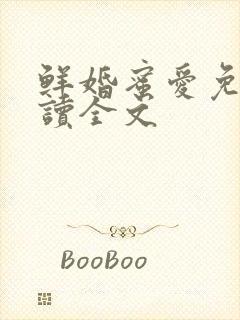 鲜婚蜜爱免费阅读全文封面