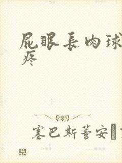 屁眼长肉球有点疼