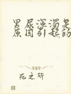 男尿浑浊是什么原因引起的