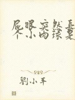 屁眼突然长了一个小肉球是怎么回事