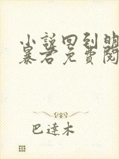 小说回到明朝当暴君免费阅读