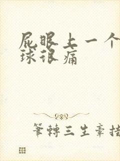 屁眼上一个小肉球很痛