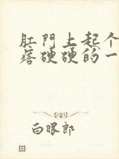 肛门上起个大疙瘩硬硬的一摸就痛