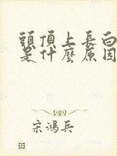 头顶上长白头发是什么原因