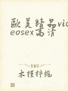 欧美精品videosex高清