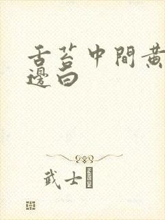 舌苔中间黄厚腻边白