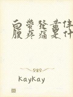 白带发黄伴有小腹疼痛是什么原因