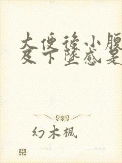 大便后小腹疼痛及下坠感是怎么回事封面