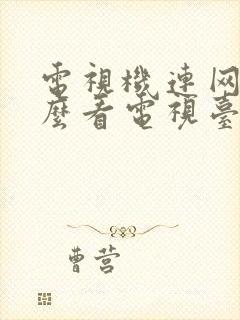 电视机连网络怎么看电视台节目