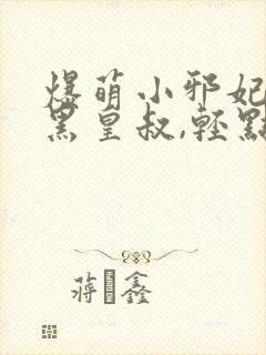 爆萌小邪妃:腹黑皇叔,轻点宠 梁妃儿