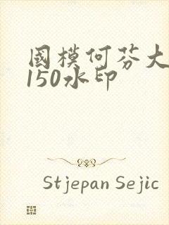 国模何芬大尺度150水印