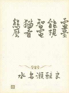 熊猫智能电视怎么看电视台的频道