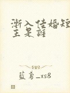渐入佳婚短剧女主是谁封面