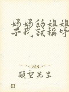 妈妈的姐姐的孙子我该称呼什么封面