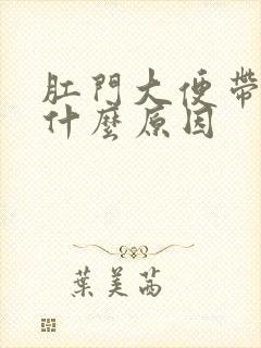 肛门大便带血是什么原因