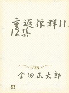 重返狼群11集12集封面