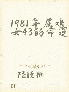 1981年属鸡女43的命运