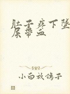 肚子疼下坠感拉屎带血