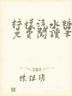 柠檬汽水糖全文免费阅读笔趣阁