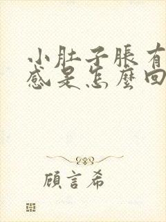 小肚子胀有下坠感是怎么回事封面