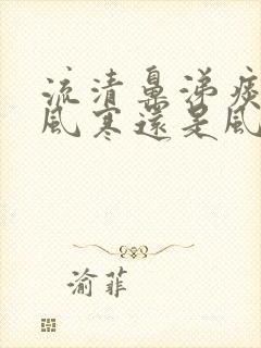 流清鼻涕痰黄是风寒还是风热