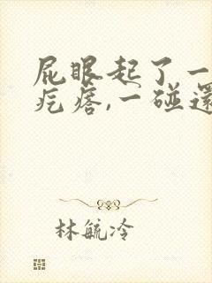 屁眼起了一个硬疙瘩,一碰还疼