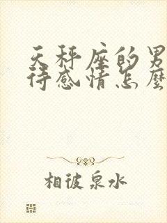 天秤座的男人对待感情怎么样封面