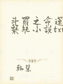 斗罗之命运修改系统小说txt下载