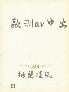 欧洲av中出